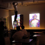 ファイヤーキングカフェ個展2026 搬入